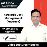 CMA Final (2022 Syllabus) Strategic Cost Management (Fastrack) Video Lectures by CA CMA Sanjay Aggarwal (Pendrive)